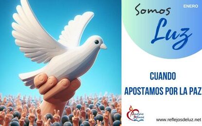 Somos luz cuando apostamos por la paz